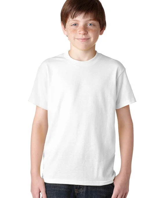 Running Sweatshirts5370 - Hanes Youth ComfortBlend® EcoSmart® T-Shirt | White